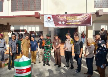 KPU Ambon Musnahkan 2.608 Lembar Surat Suara Rusak dan Lebih