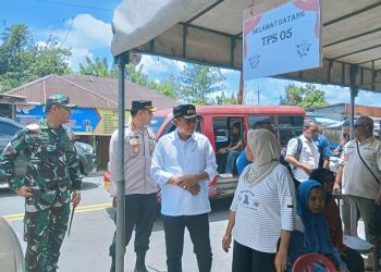 PJ Walikota dan Forkopimda Ambon Pantau Sejumlah TPS