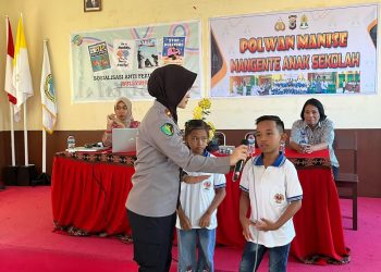 Polwan Polda Maluku Kembali Sosialisasi Bahaya Kasus Bullying dan Kekerasan Seksual