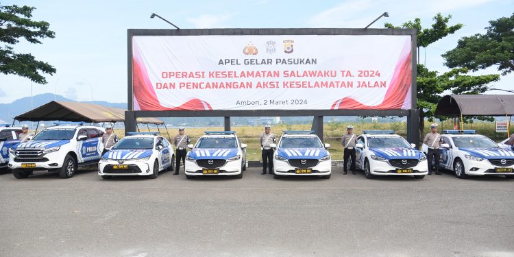 Jelang Idul Fitri, Polda Maluku Gelar Operasi Keselamatan Lalulintas Salawaku 2024