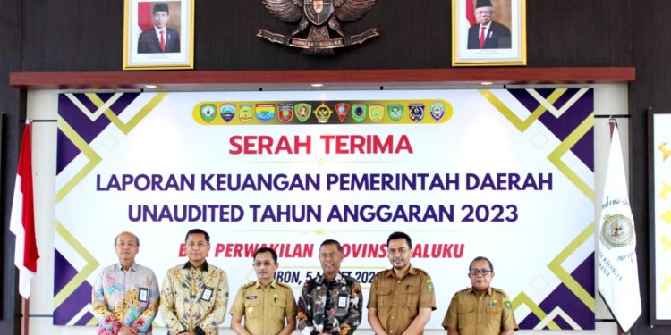 Serah Terima LKPD Unaudited Anggaran 2023 Bersama BPK , Ini Kata Wagub Maluku