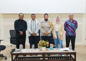 Satgas OMB Salawaku Amankan Pleno Terbuka Rekapitulasi Hasil Perhitungan Pemilu di KPU Maluku
