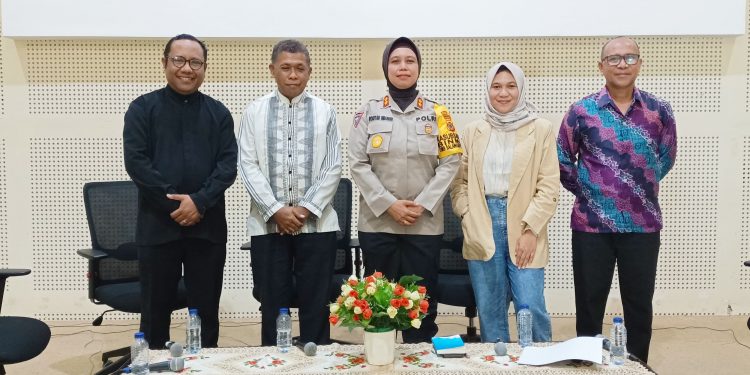 Satgas OMB Salawaku Amankan Pleno Terbuka Rekapitulasi Hasil Perhitungan Pemilu di KPU Maluku