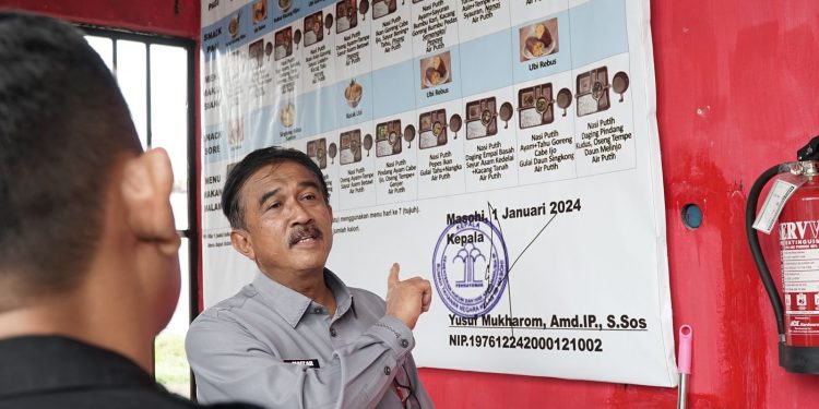 Tinjau Dapur dan Sarana Pada Satker Rutan Kelas IIb Masohi, Ini Keinginan Kadivpas