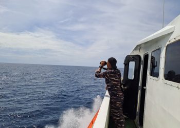Respon Cepat, Lantamal IX Ambon Lakukan Pencarian Korban Laka Laut 