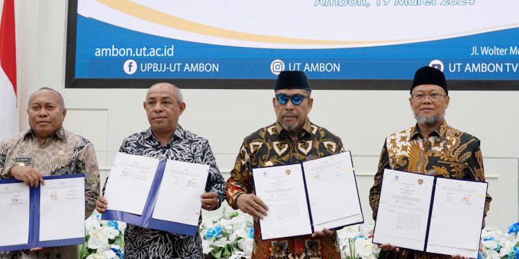 Pemprov dan Universitas Terbuka Lakukan PKS Untuk Majukan langka Strategis