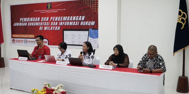 Kanwil Kemenkumham Maluku Gelar Pengelolaan dan Pengembangan JDIH
