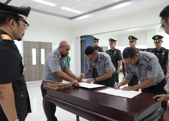 Kanwil Kemenkumham Maluku Lantik Tujuh Pejabat Fungsional Tertentu 