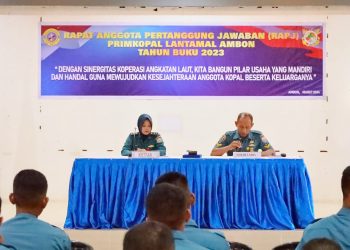 Lantamal IX Selenggarakan RAT Primkopal Ambon Tahun Buku 2023