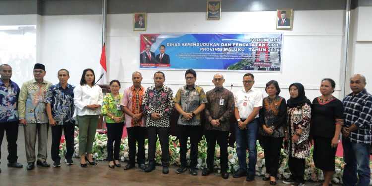 Tingkatkan Pelayanan Publik, Disdukcapil Maluku Gelar Forum OPD Tahun 2024