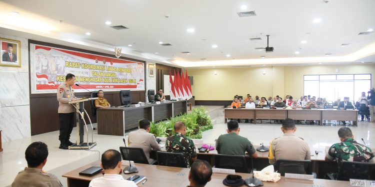 Persiapan Idul Fitri 1145 H, Polda Maluku Gelar Rakor Lintas Sektoral