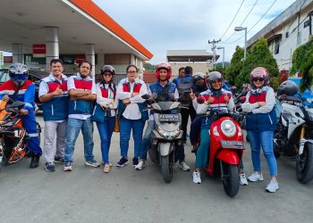 MyPertamina Motor Club Chapter Jayapura Touring, Berbagi Takjil Gratis dan Santunan Ke Panti Asuhan Muhammadiyah