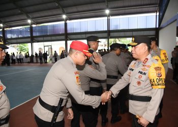 Polda Maluku Gelar Apel Perdana dan Halal Bihalal