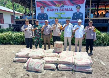 Polda Maluku Bersama Polresta Ambon Gelar Bakti Kesehatan di Desa Aboru