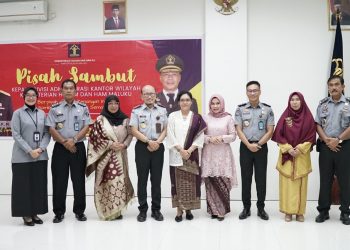 Kanwil Kemenkumham Maluku Adakan Pisah Sambut Kepala Devisi Administrasi