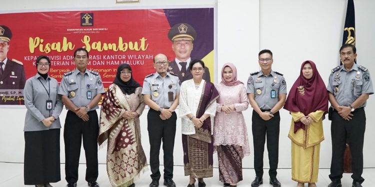 Kanwil Kemenkumham Maluku Adakan Pisah Sambut Kepala Devisi Administrasi