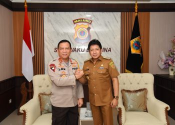 Pj Gubernur Maluku Lakukan Silahturahmi di Polda Maluku 