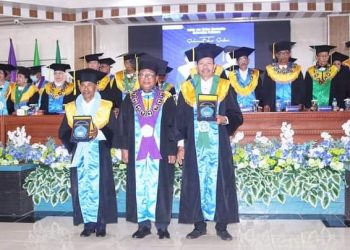 Dua Guru Besar Unpatti Dikukuhkan