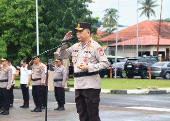 Apel Gabungan Polda Maluku, Kapolda : Tingkatkan Soliditas Internal dan Sinergitas Instansi Terkait