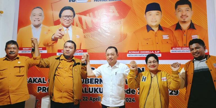 Kembalikan Formulir di Hanura, Orno: Ujung Pena Wartawan Bersama Bangun Maluku