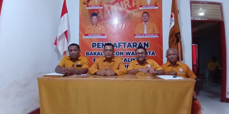 DPC Partai Hanura Kota Ambon Resmi Tutup Pendaftaran Bacalon Walikota dan Wawali