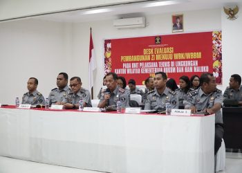 Belasan UPT Kanwil Kumham Maluku Siap Evaluasi Pembangunan Zona Integritas