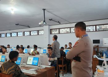 54 Catar Akpol Panda Maluku Kerjakan Soal Penalaran Numerik dan Wawasan Kebangsaan