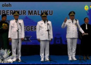 PJ Bupati SBB, Buru dan PJ Kota Ambon Resmi Dilantik, Sadali Ie Pesan Beberapa Hal Penting
