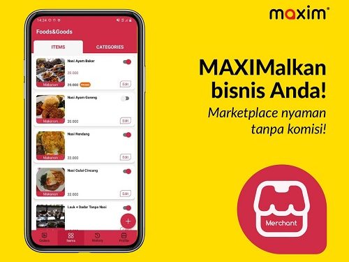 Tawarkan Peluang Bisnis, Maxim Ajak Pelaku Usaha Kota Ambon Bergabung Dengan Maxim Merchant