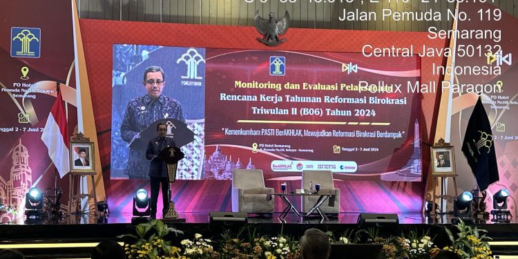 Kemenkumham Maluku Ikut Monev RKT RB B06