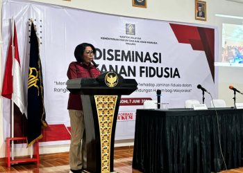 Tingkatkan Pemahaman Kepastian Hukum, Kemenkumham Maluku menggelar Diseminasi Fidusia di Masohi