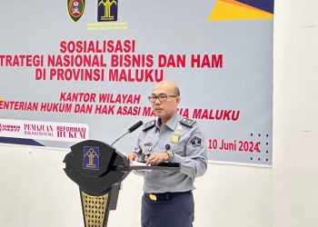 Kanwil Kumham Gelar Sosialisasi Strategi Nasional Bisnis dan HAM