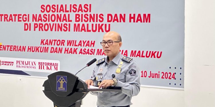 Kanwil Kumham Gelar Sosialisasi Strategi Nasional Bisnis dan HAM