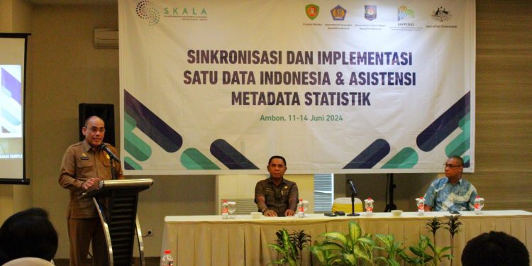 Diskominfo Maluku Gandeng SKALA Gelar Sinkronisasi dan Implementasi Satu Data Indonesia 