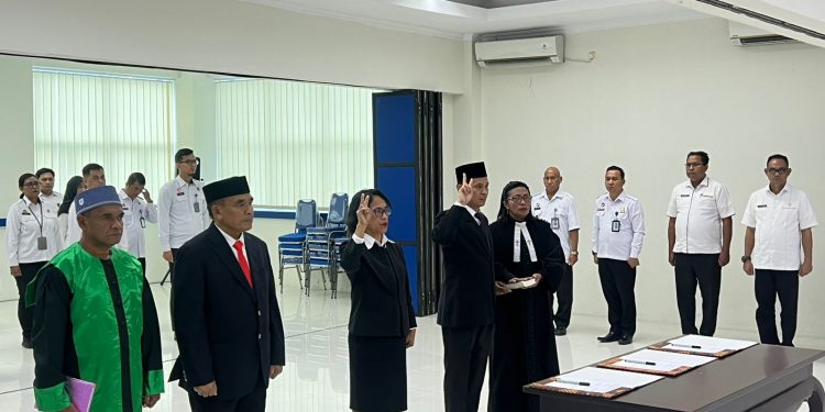 Kanwil Kemenkumham Maluku Lantik PAW Anggota MPDN dan PPNS 