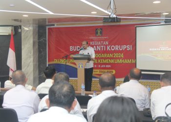 Kemenkumham Maluku Gelar Penguatan Budaya Anti Korupsi Bagi UPT dan Penjabat