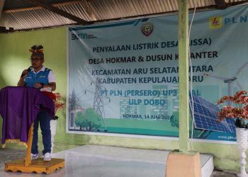 PLN Realisasikan Penyalaan Lisdes Pada Dua Desa di Aru Selatan Utara