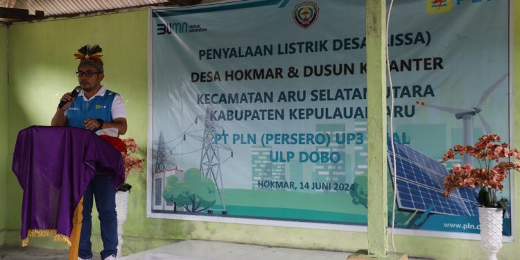 PLN Realisasikan Penyalaan Lisdes Pada Dua Desa di Aru Selatan Utara