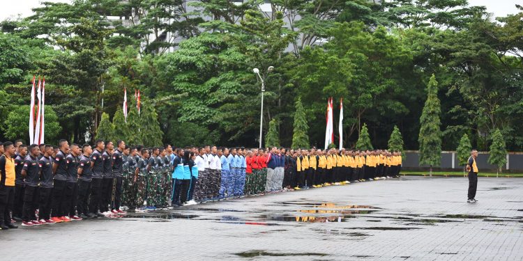Sambut HUt ke-78 Bhayangkara, Polda Maluku Gelar Semarak Olahraga dan Tanam Pohon Bersama Forkopimda