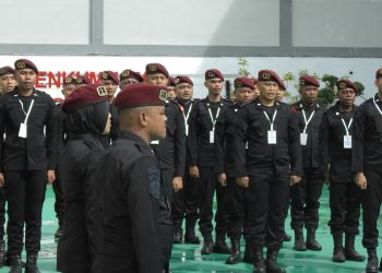 Tingkatkan Kompetensi, Petugas Rutan Ambon Ikuti Pelatihan Kesamaptaan Angkatan VIII