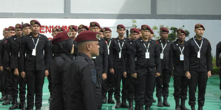 Tingkatkan Kompetensi, Petugas Rutan Ambon Ikuti Pelatihan Kesamaptaan Angkatan VIII