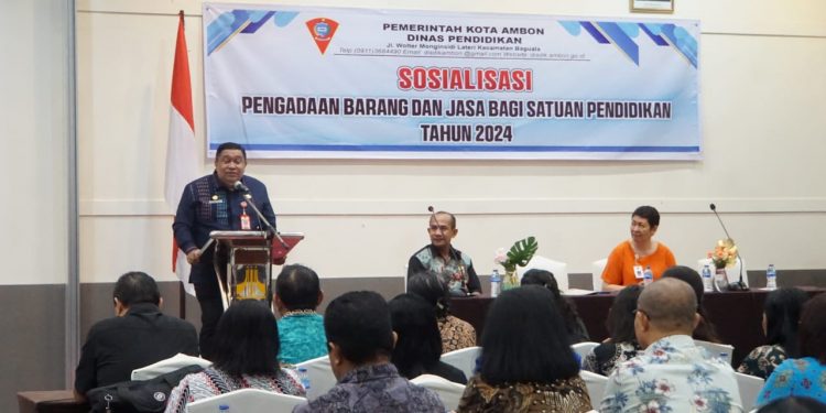 Pemkot Gelar Sosialisasi PBJ Satuan Pendidikan
