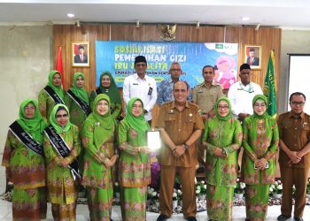 PJ Sekda Maluku Buka Sosialisasi dan Edukasi Gizi Untuk Para Ibu dan Balita Laskar Muslihat NU