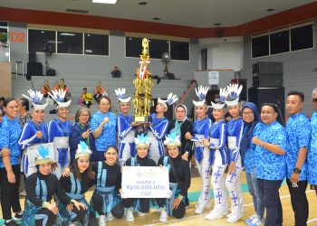 Perwosi Maluku Juara 2 Lomba Sen Kreasi Piala Ibu Negara 2024