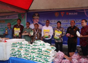 Kendalikan Inflasi, Pemprov Maluku Launching Pasar Inflasi di Dua Lokasi