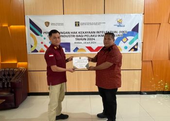 Kemenkumham Maluku Sasar Pelaku IKM Untuk Pendampingan HAKI