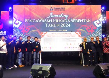 PJ Gubernur Maluku Launching Pengawasan Pilkada Serentak 2024