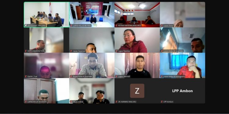 Kumham Maluku Laksanakan Supervisi Dan Pembinaan Disiplin Pegawai