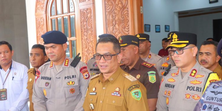 Rakor Bersama Forkopimda, Pj Wali Kota Tual: Situasi Kamtibmas Kondusif