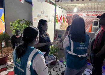 Booth PLN UP3 Saumlaki Ramai Diserbu Pengunjung Pameran HUT ke-16 Kabupaten MBD